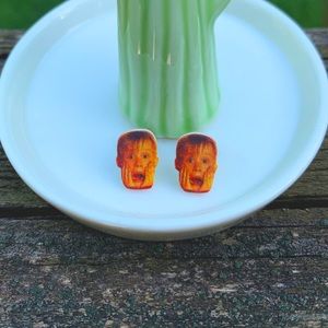 Kevin McCallister Home Alone Scream Stud Earrings